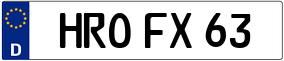 Truck License Plate